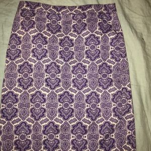 J Crew Embroidered Skirt